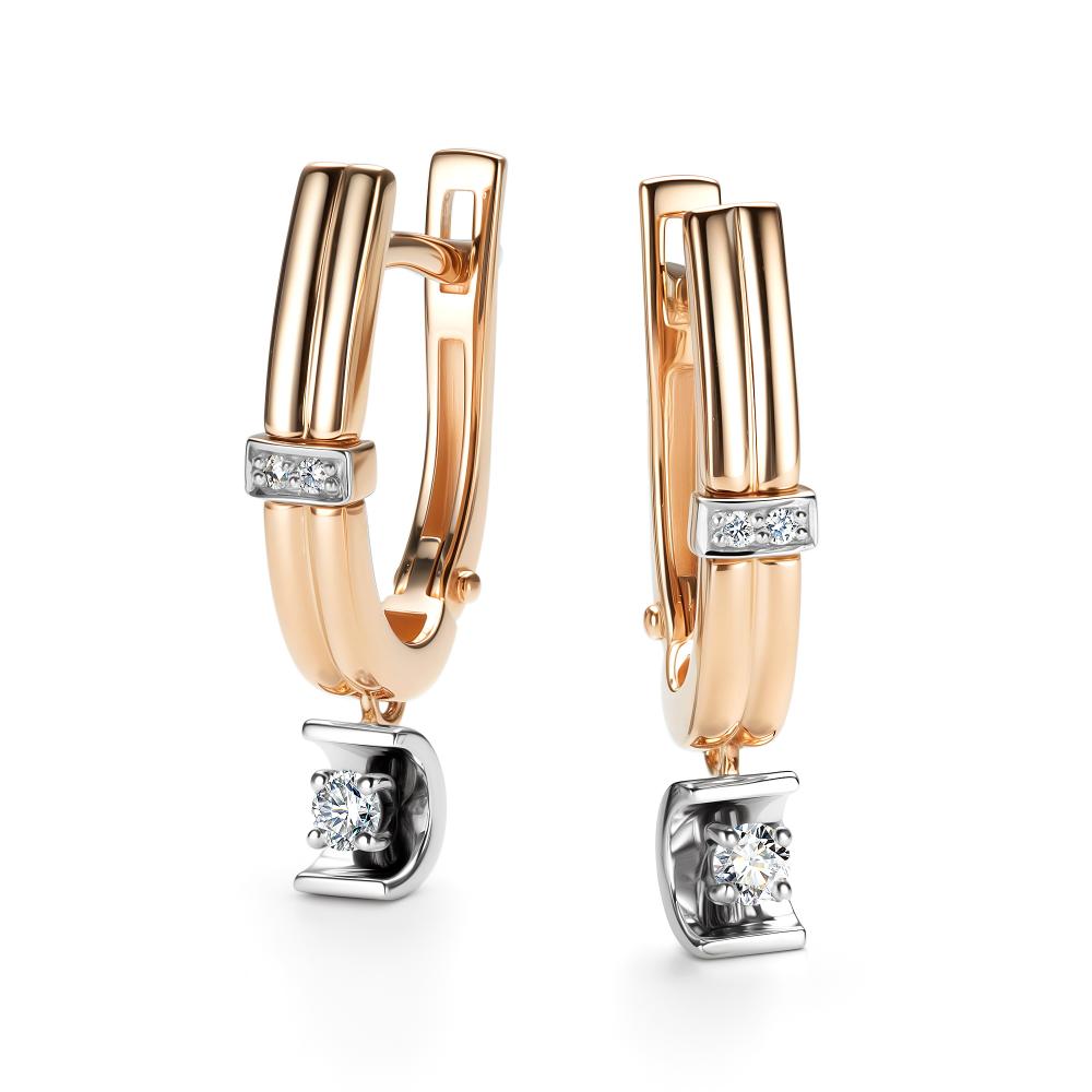 Серьги из золота 26501-100