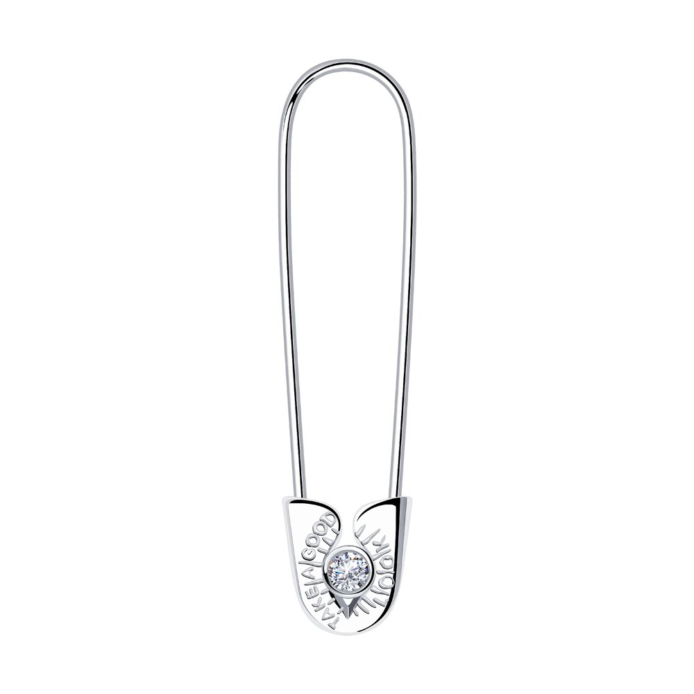 Серьга из серебра 94170162