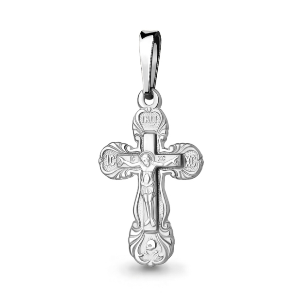 Крест из серебра 10376
