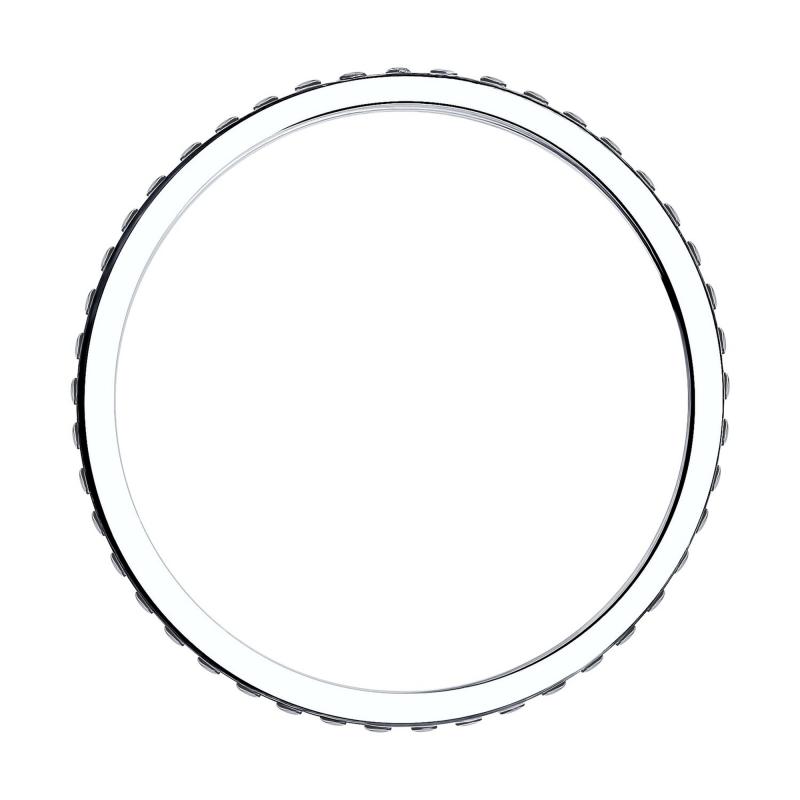 Кольцо из родированого серебра 925 пробы 94010699