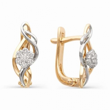 Серьги из золота 21323-100