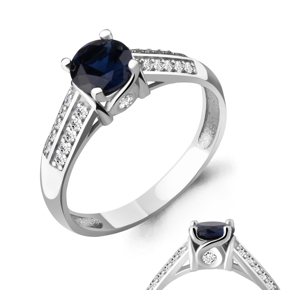 Кольцо из серебра 63904Б