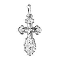 Крест из серебра 10047