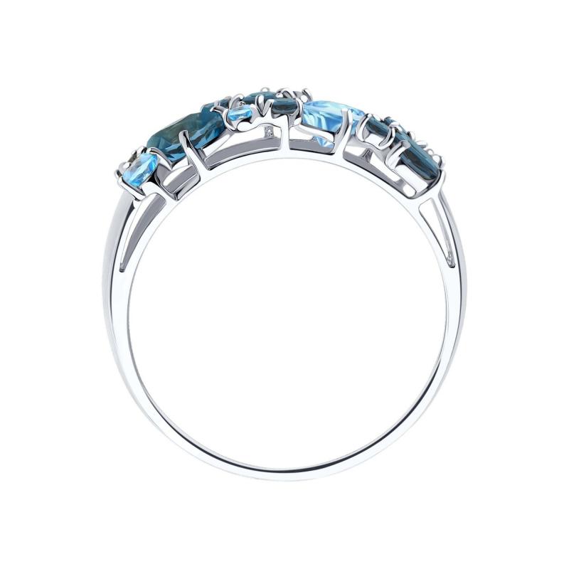 Кольцо из белого золота 585 пробы 714174-3