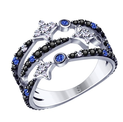 Кольцо из серебра 94012757