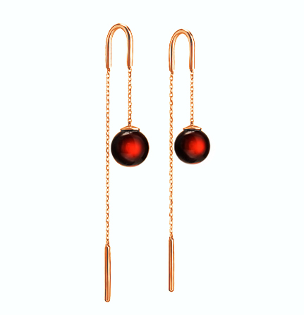 Серьги из серебра 220 0641 205