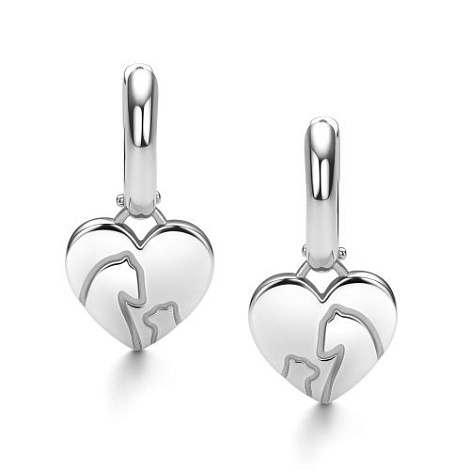Серьги из серебра 02-4300/0000-00