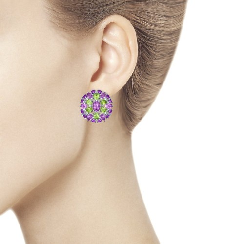 Серьги из серебра 92021371