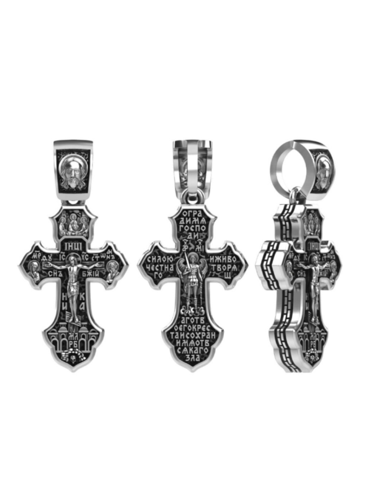 Крест из серебра ПК-029с