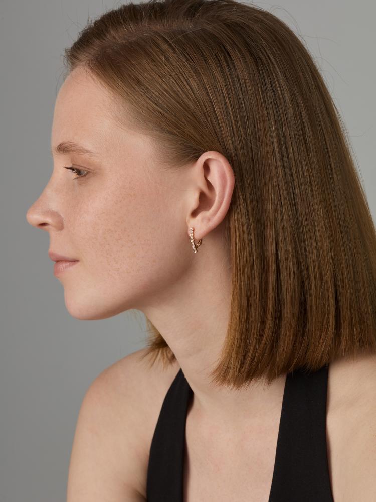 Серьги из золота 26444-100