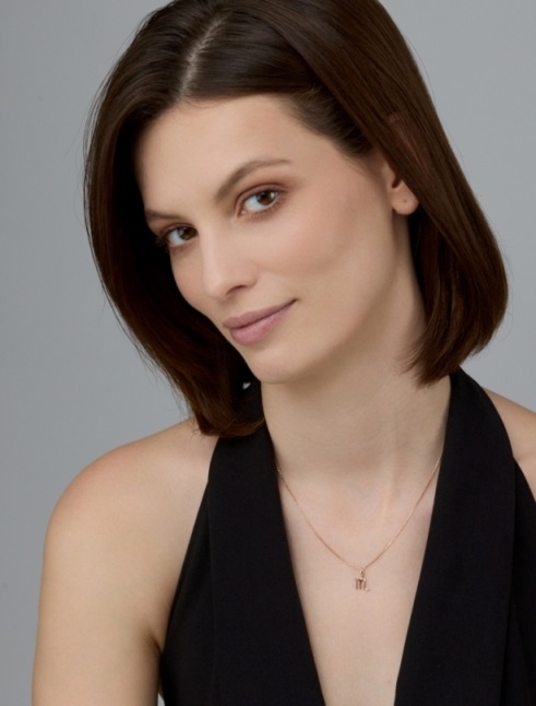 Подвеска из красного золота 585 пробы 34207-100 с бриллиантом