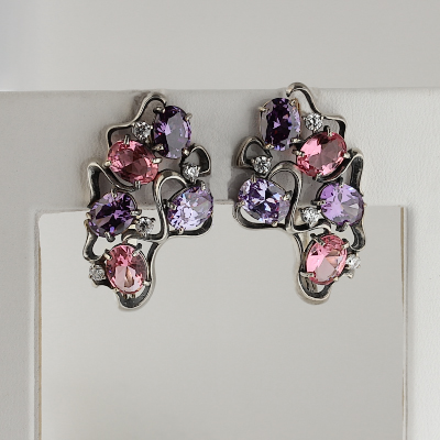 Серьги из серебра с2458