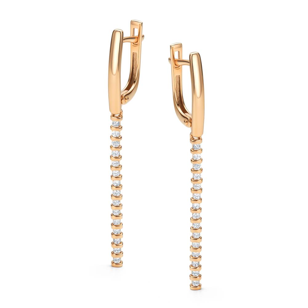 Серьги из золота 26134-100