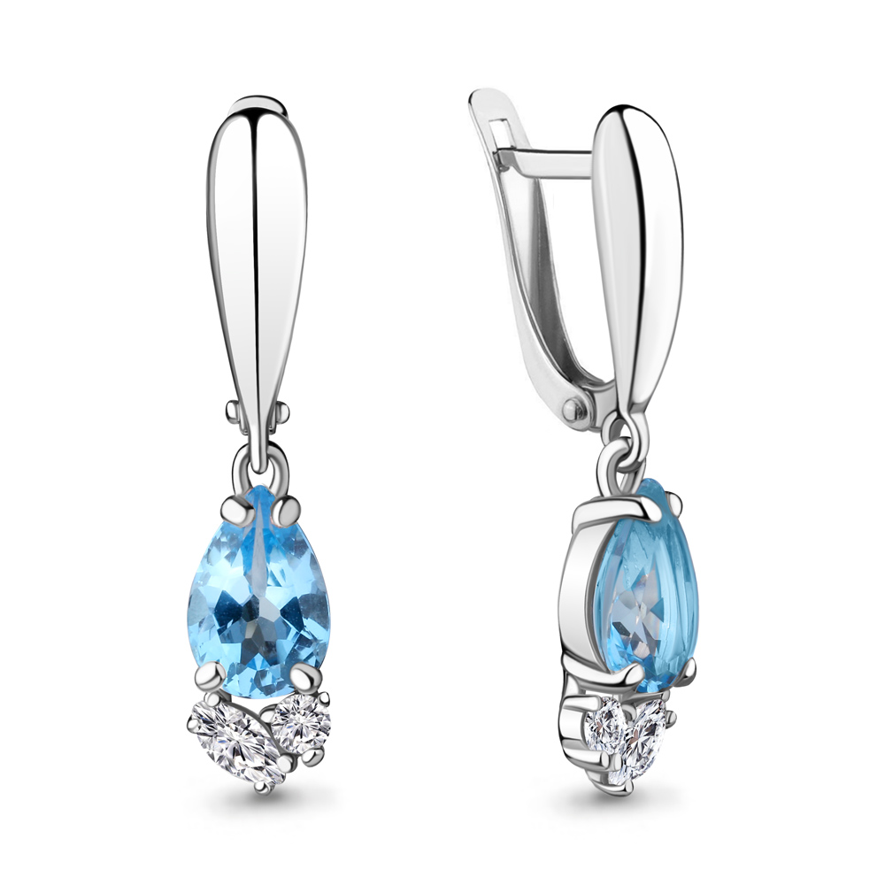 Серьги из серебра 4743005А