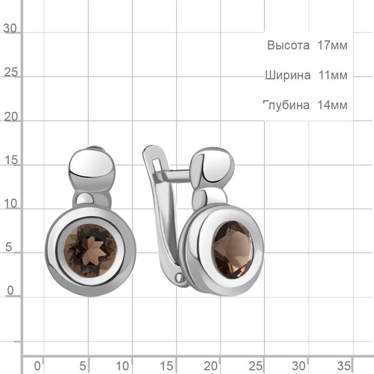 Серьги из серебра 4765301