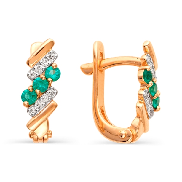 Серьги из золота 21249-101