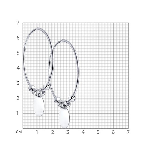 Серьги из серебра 94024222