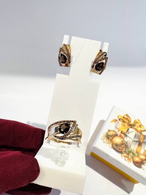 Кольцо из красного золота 585 пробы кл4323-4-01