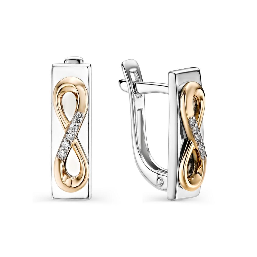 Серьги из серебра 02-0654/000Б-00