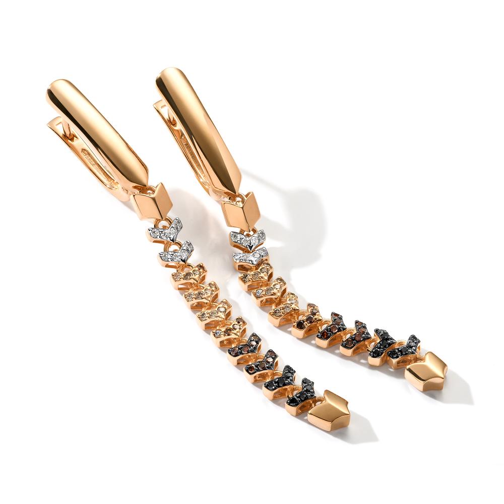 Серьги из золота 25605-118