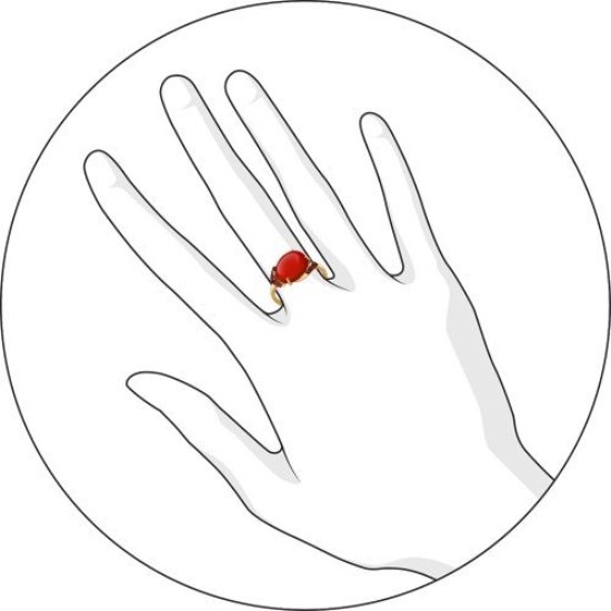 Кольцо из золота 714091