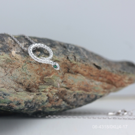 Колье из серебра 06-4318/0КЦ4-17 Змея