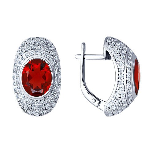 Серьги из серебра 92020504