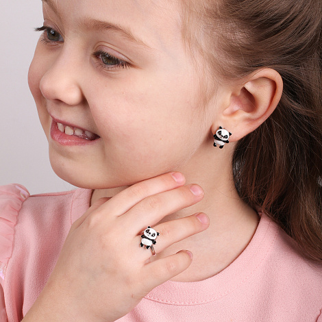 Серьги из серебра 02-3359/ЭМ22-00