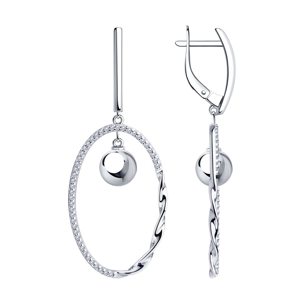 Серьги из серебра 94023920