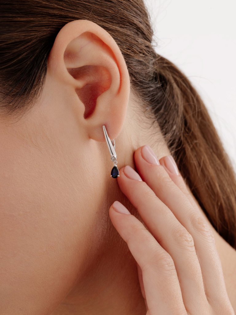 Серьги из серебра 02-4036/БГТС-00