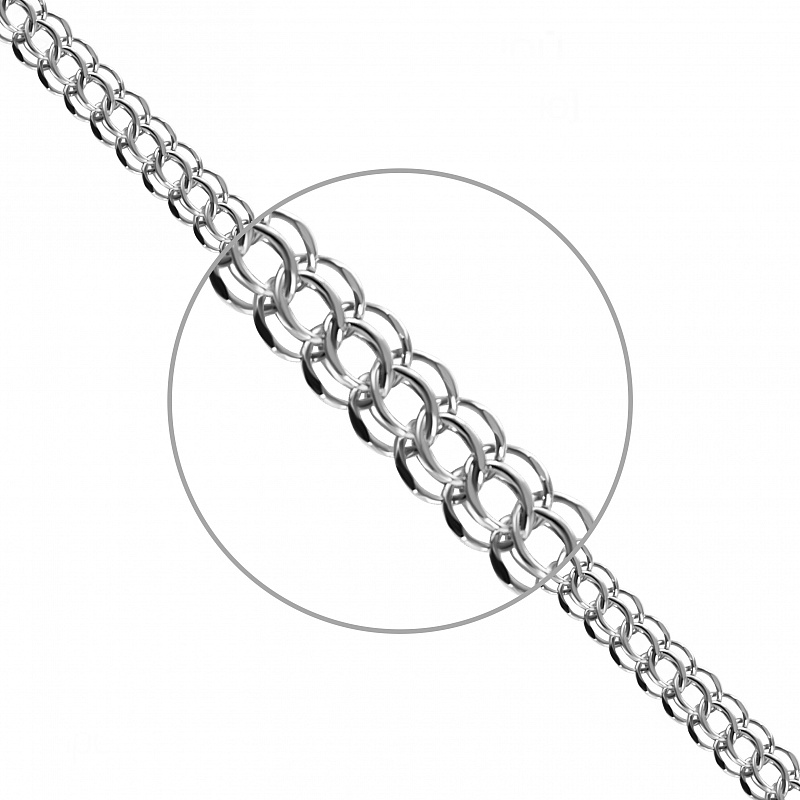 Цепь из серебра ЦИ05075АС  д. 50