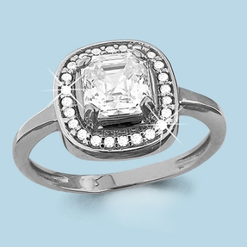 Кольцо из серебра 64196А