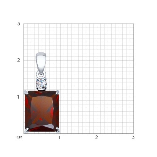 Подвеска из серебра 92030425