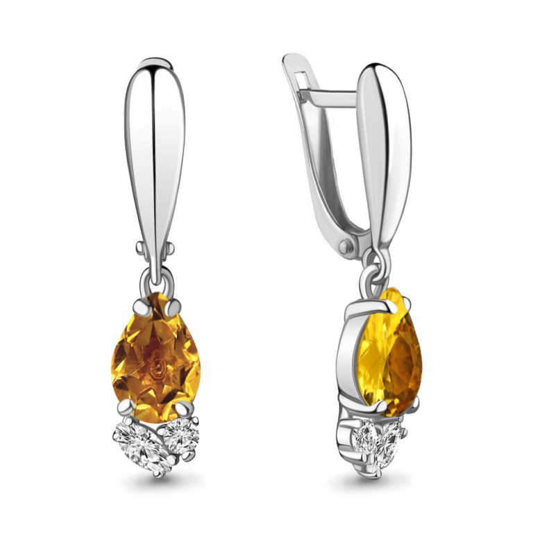 Серьги из серебра 4743006А