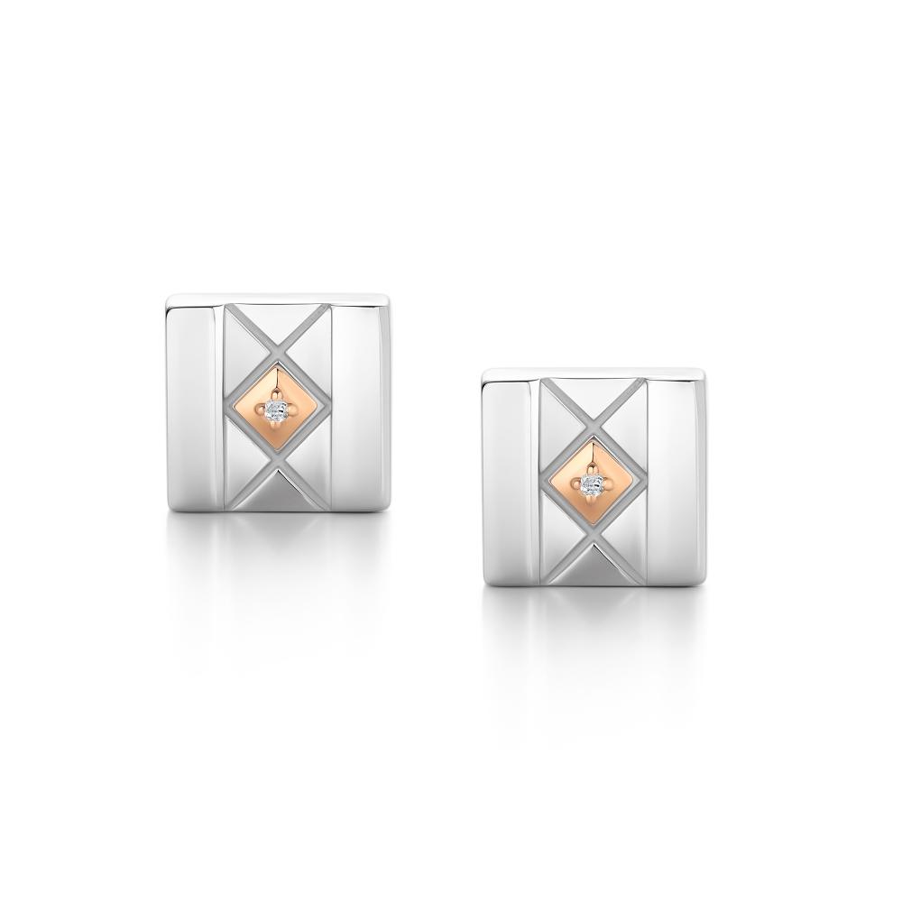 Пусеты из серебра 02-4223/000Б-00