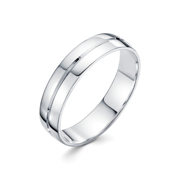 Кольцо из родированого серебра 925 пробы с090029