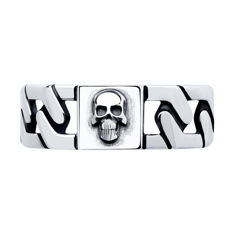 Кольцо из черненого серебра 925 пробы 95010142