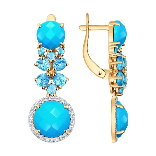 Серьги из золота 724326