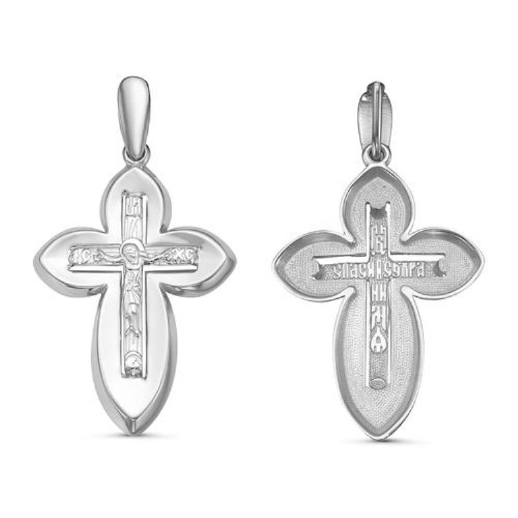 Крест из серебра с080550