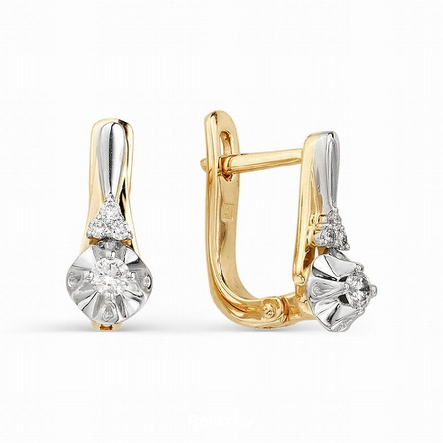 Серьги из золота 21115-100