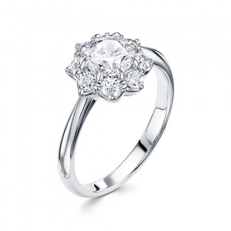Кольцо из серебра 01-1574/00КЦ-00