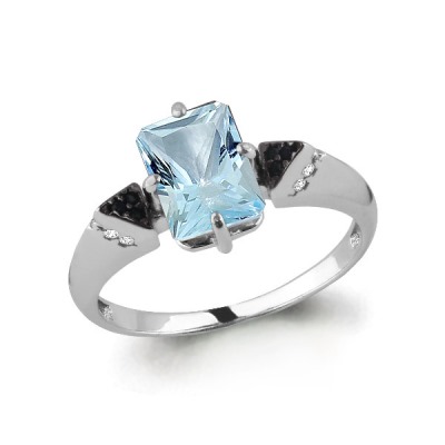 Кольцо из серебра 6574802Ч