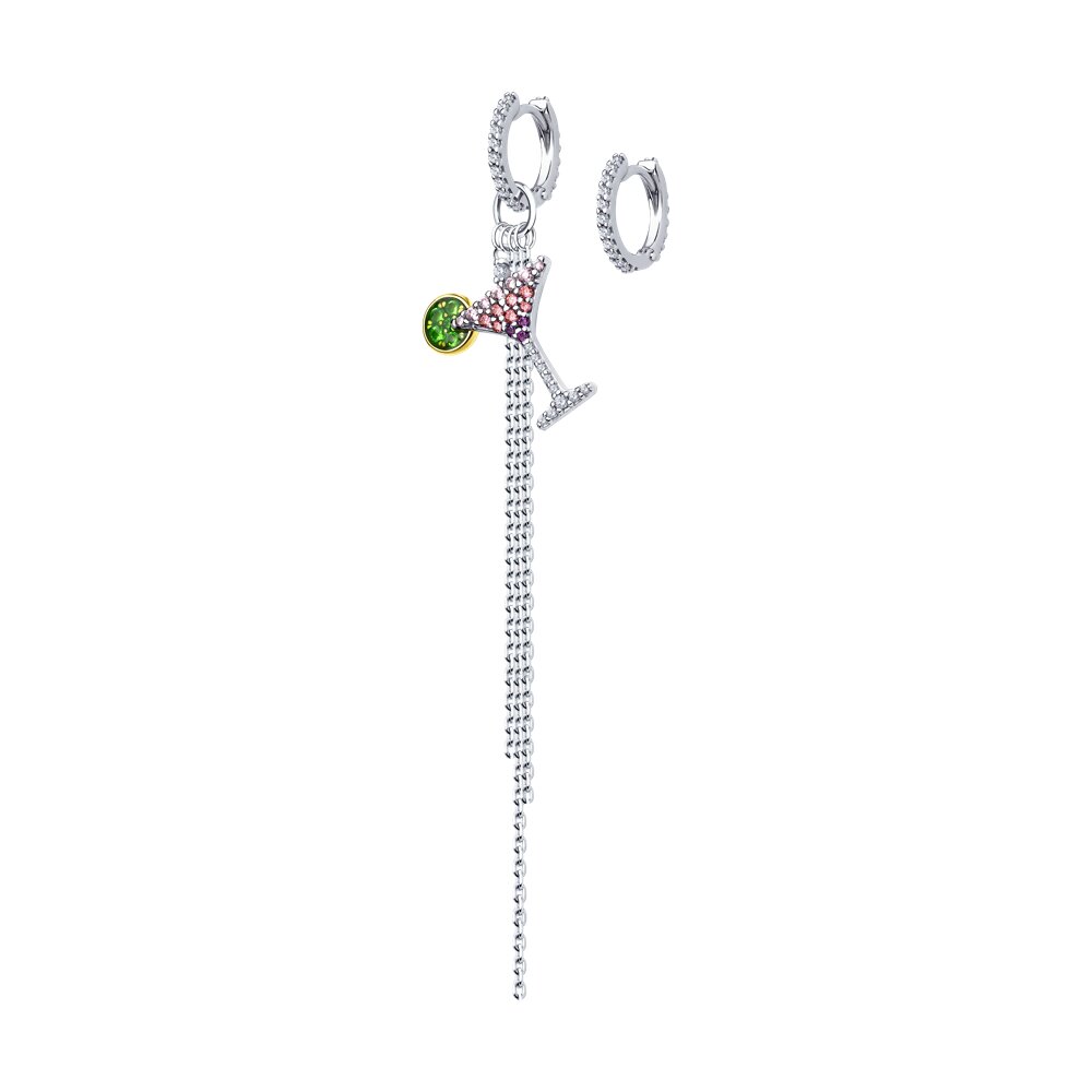 Серьги из серебра 94025062