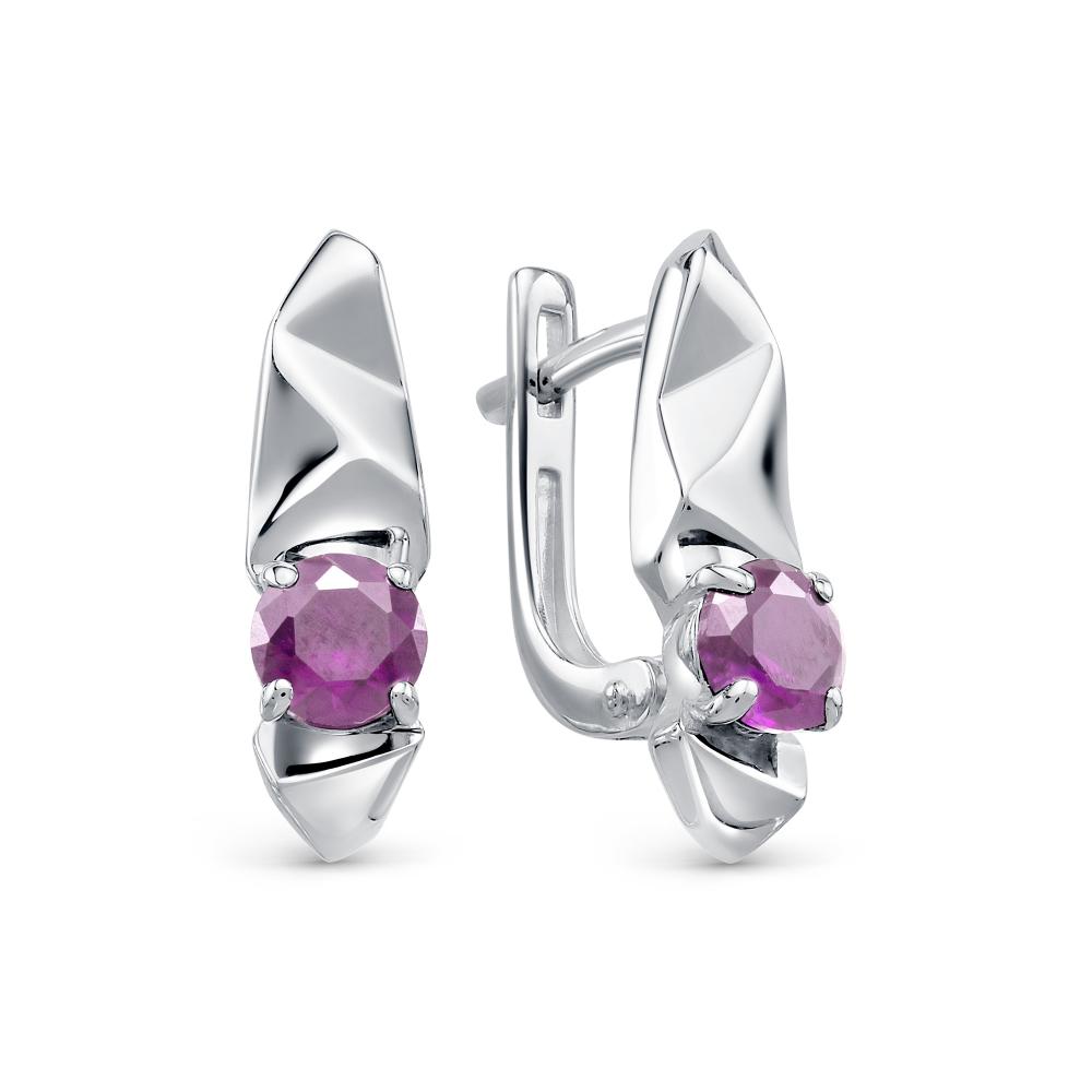 Серьги из серебра 02-0559/00АМ-00