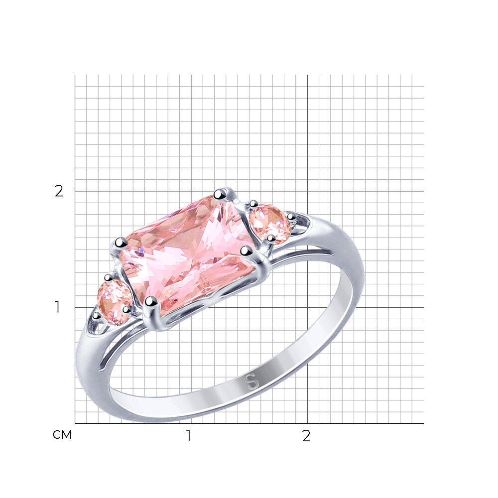 Кольцо из серебра 94012765