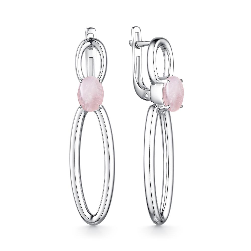 Серьги из серебра 02-2216/00РК-00