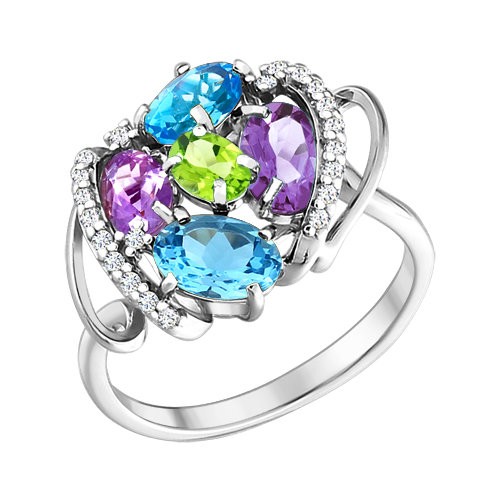 Кольцо из серебра 92010488