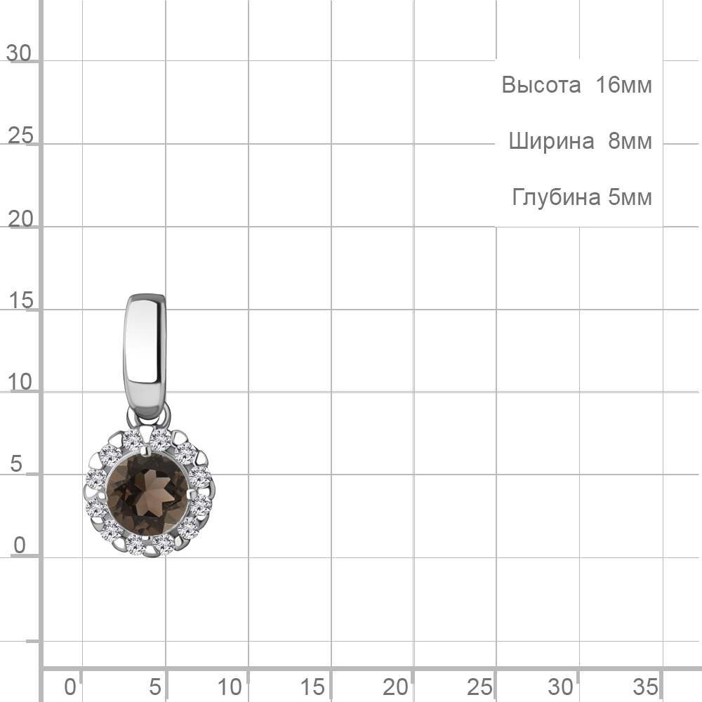 Подвеска из серебра 2503201А