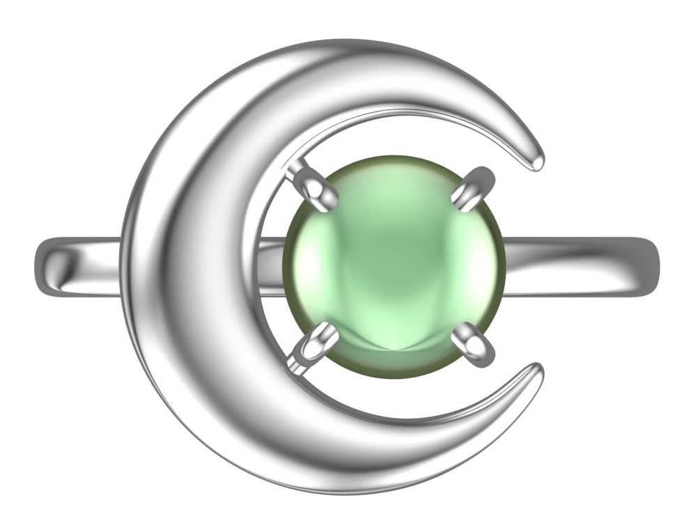 Кольцо из родированого серебра 925 пробы 1101435-05355