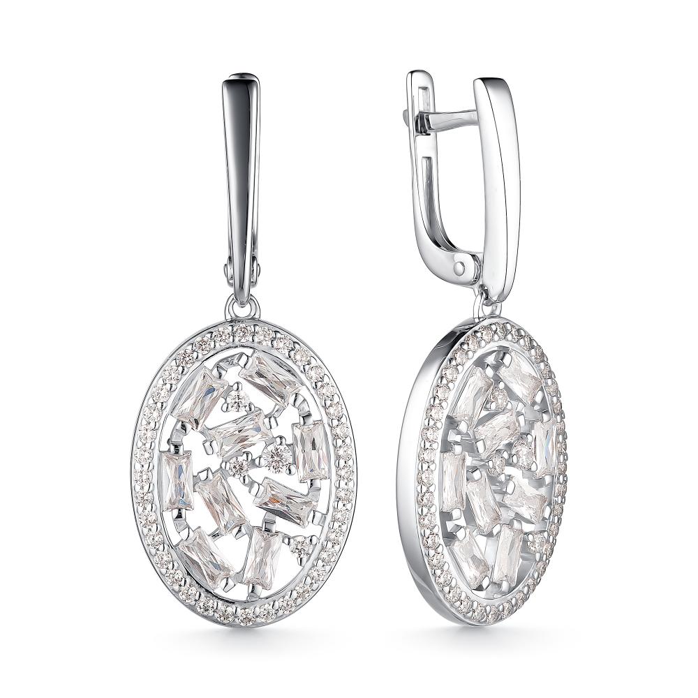 Серьги из серебра 02-2835/00КЦ-00